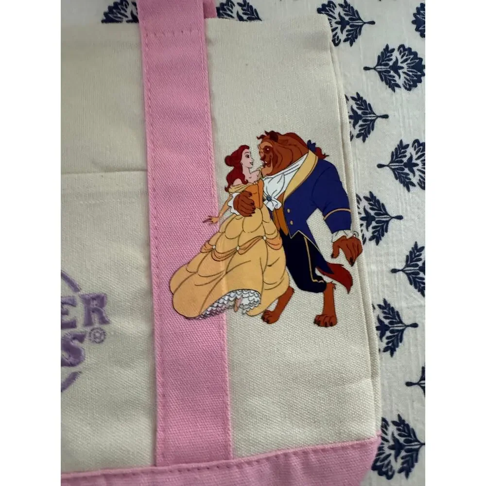 Disney Belle Double Sided Custom Made Trader Joes Mini Tote